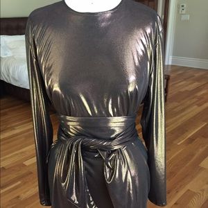 COPY - Jaeger bronze lurex top